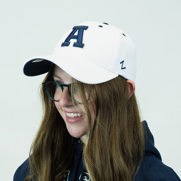 utah state block a hat white